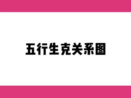 五行生克关系图#国学文化#命理八字#易经文化#易学智慧#传统文化#家居环境哔哩哔哩bilibili