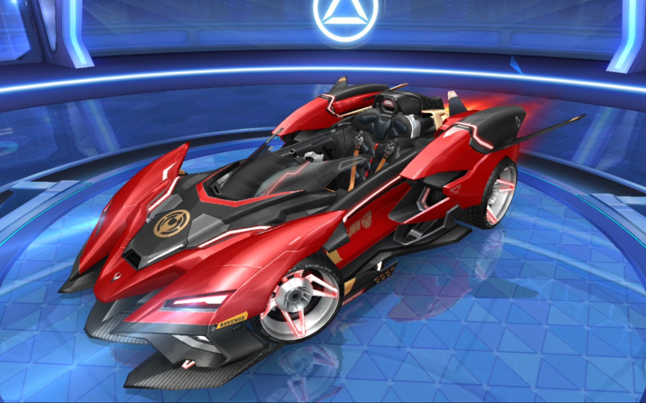 《qq飞车手游》荣耀勋章新a车-太阳神