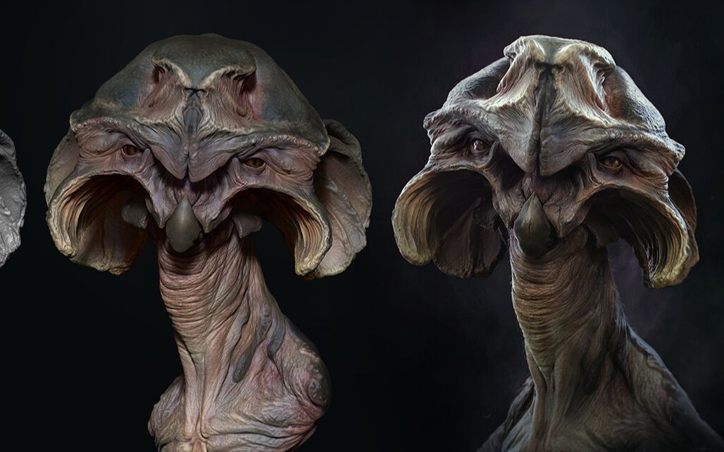 zbrush概念艺术生物设计【中英双语】