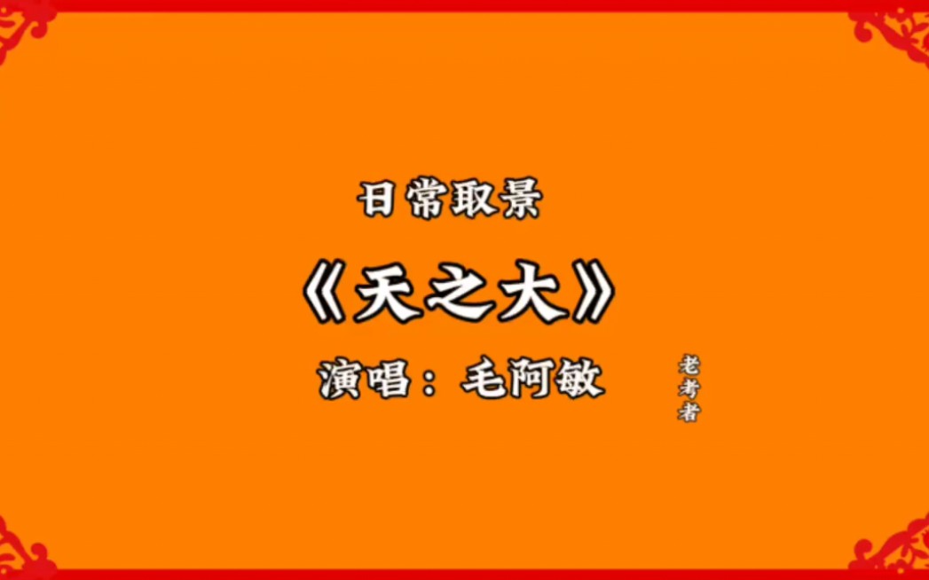 欣赏:《天之大》/毛阿敏/经典老歌