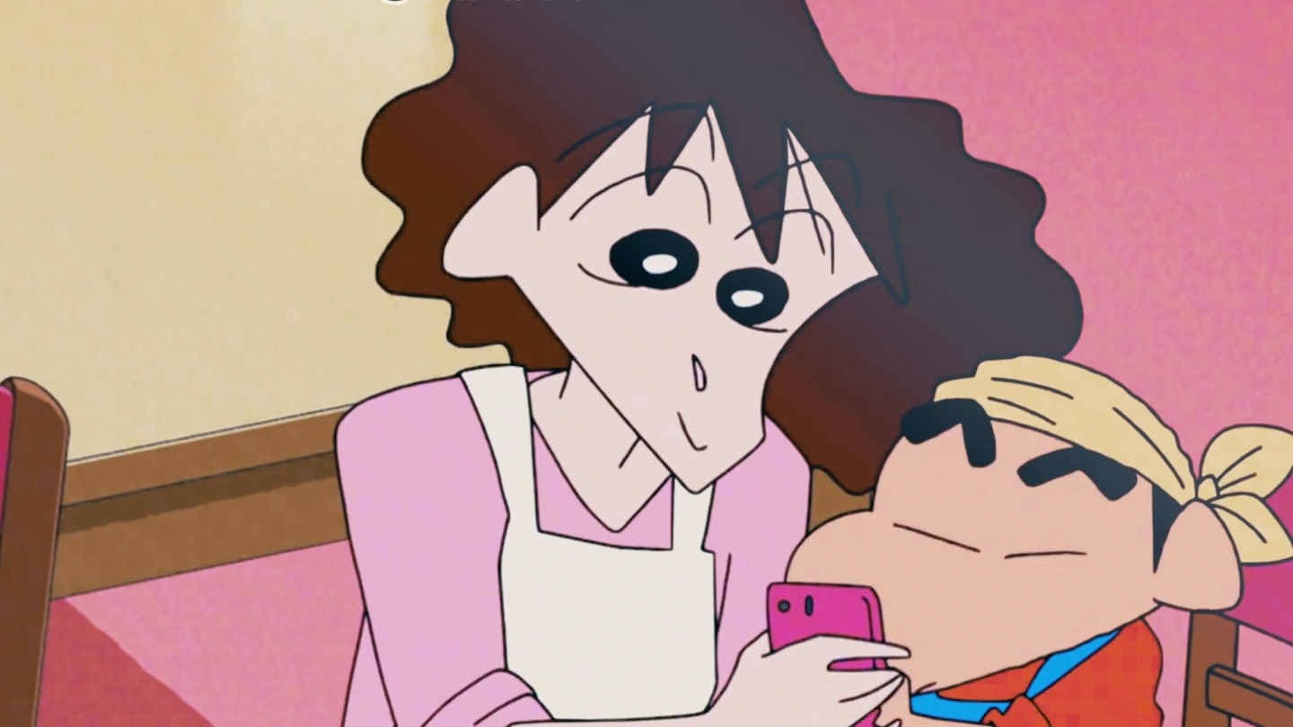 蜡笔小新之美伢带无所事事的小新做味增汤