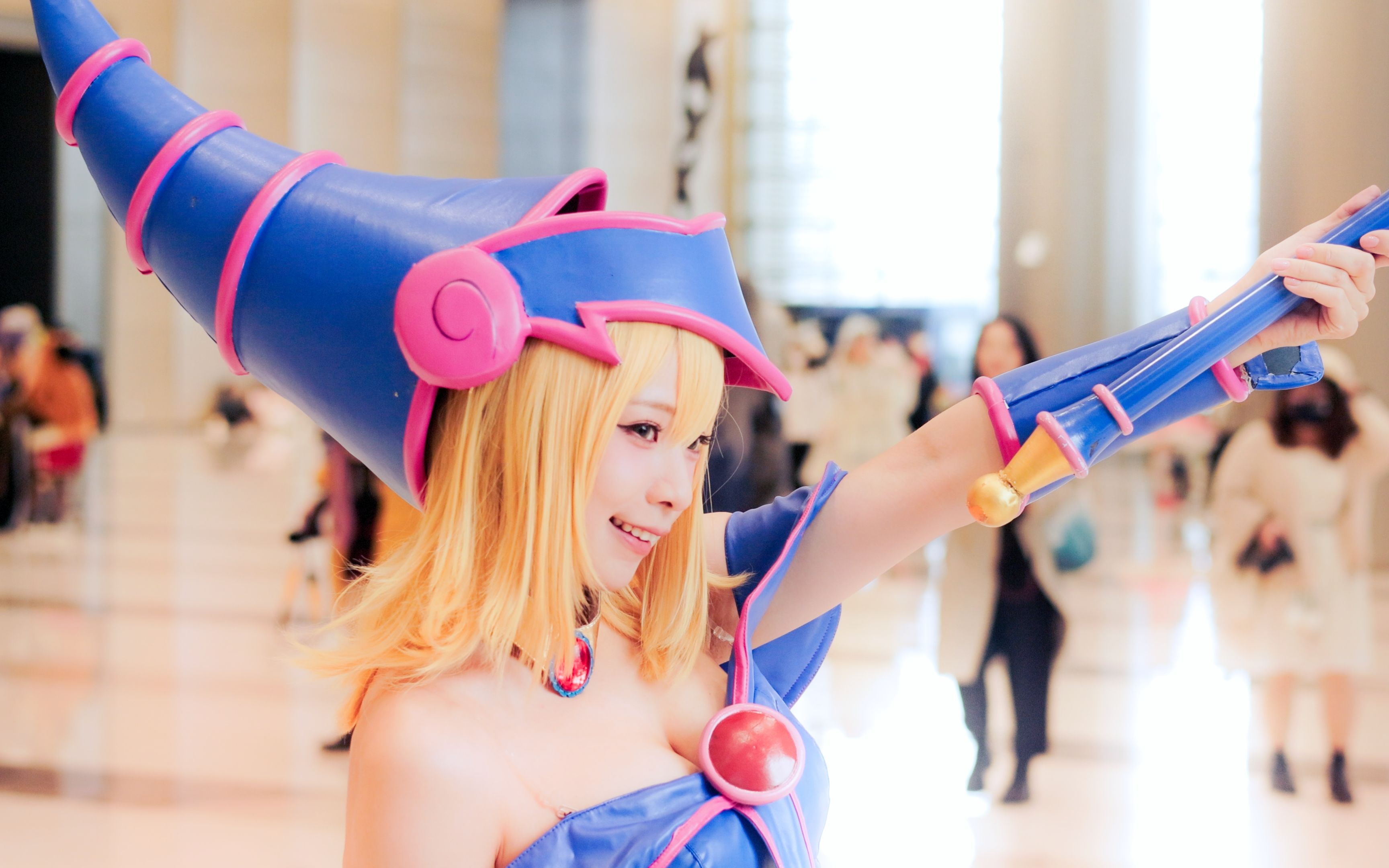 【4k60】鹅蛋脸美女贤儿x游戏王x黑魔导少女cos 杭州国漫d3