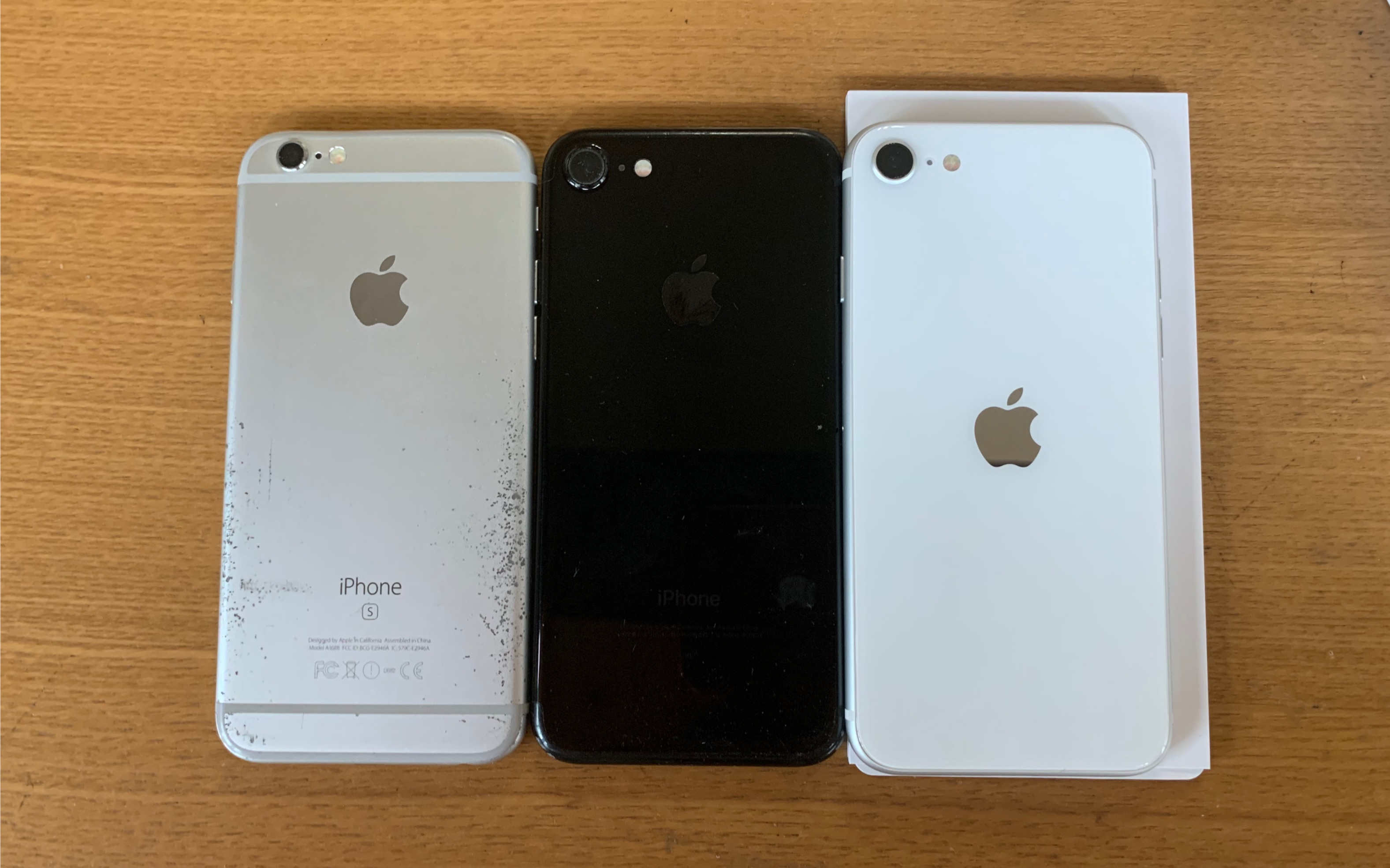 iphonese第二代開箱與iphone6siphone7簡單對比