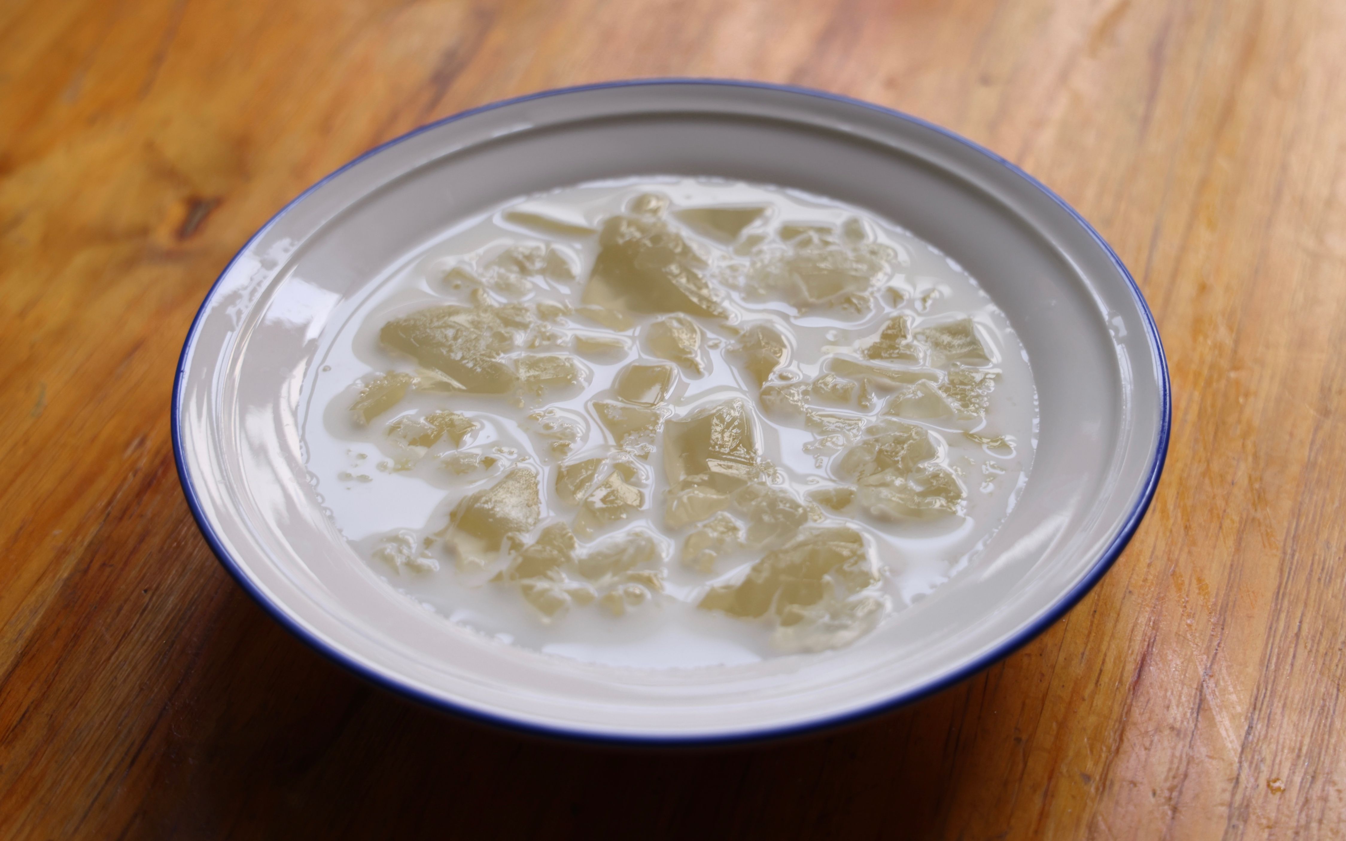 【石花冻】不用任何添加剂教你做夏日甜品,q弹爽滑,清凉解暑,大人小孩