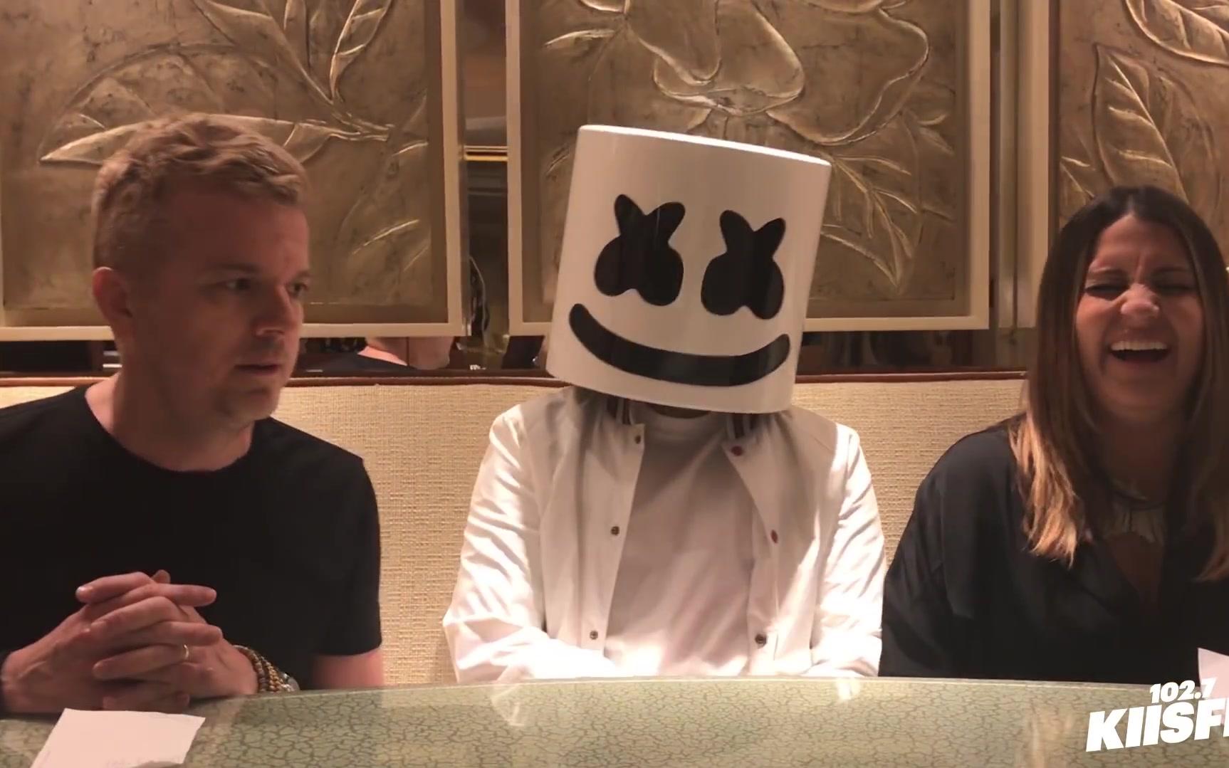 marshmello tells us if hell ever reveal him