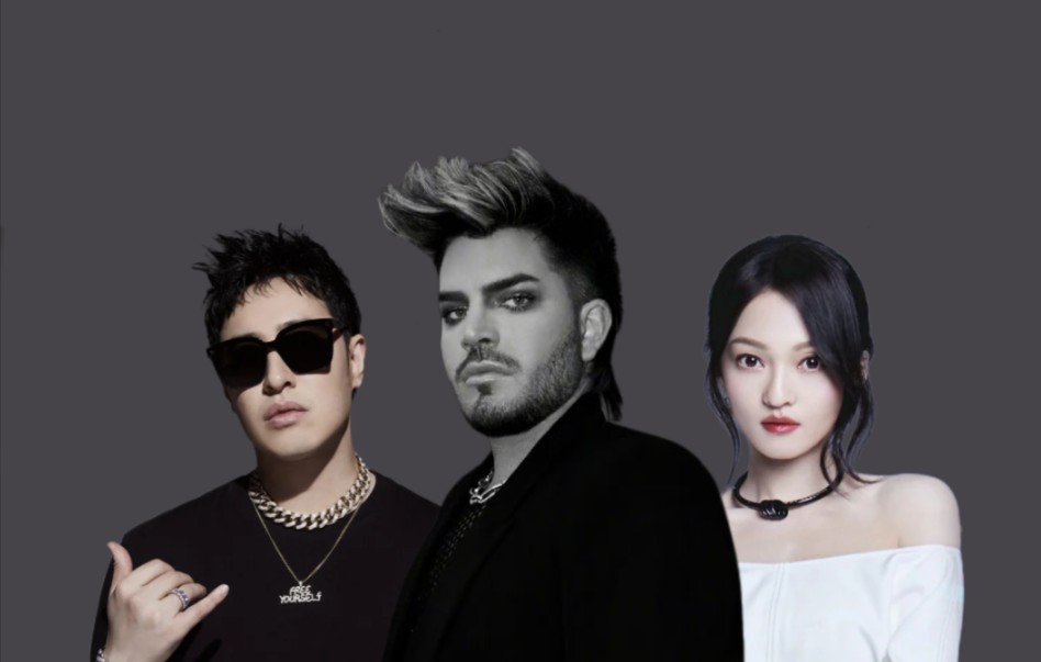 [图]Trespassing × 快乐崇拜 | Adam Lambert × 潘玮柏、张韶涵 / 有点像《歌手》帮帮唱