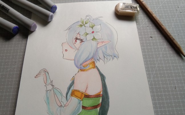 【马克笔手绘】可可萝