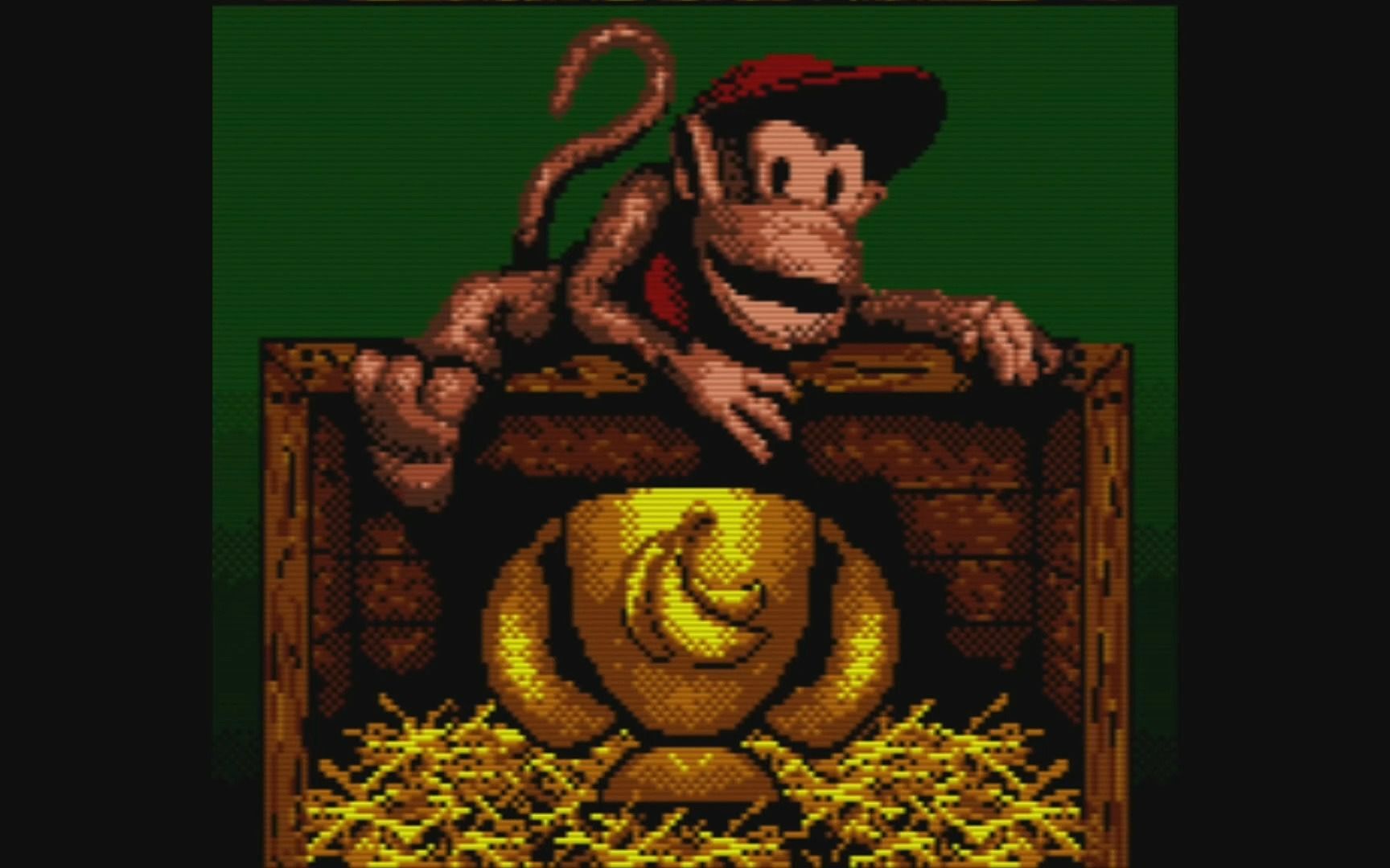 [图]GBC《咚奇刚2001》完美通关流程【第六世界】Chimp Caverns +【最终Boss】Gang-Plank Galleon(星桶关闭)