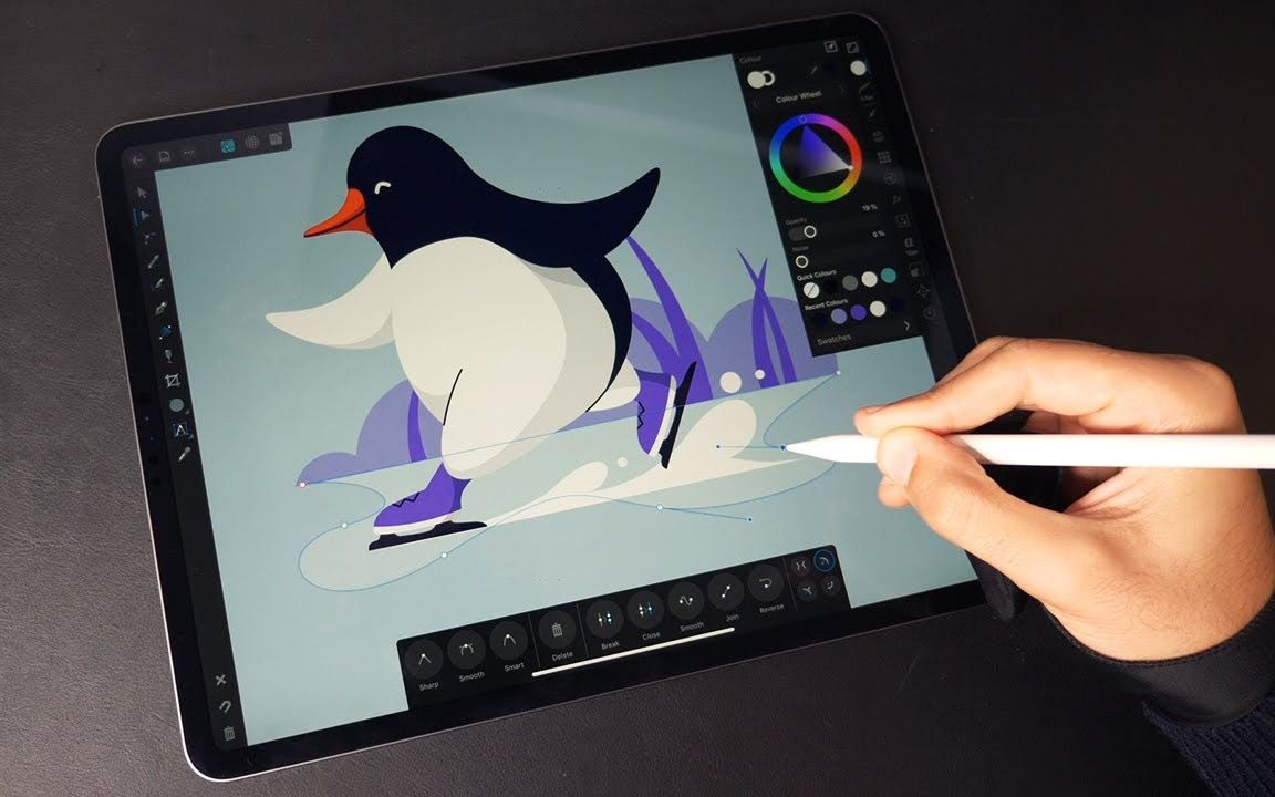 【企鹅】用procreate在ipad上绘画