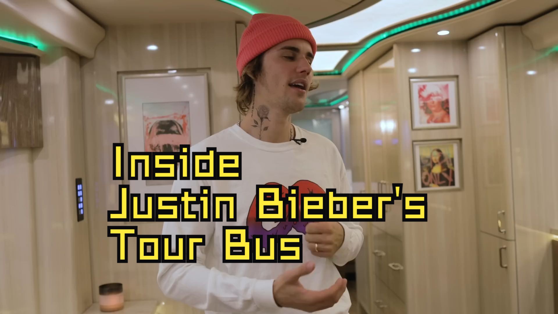 Inside Justin Bieber's Tour Bus哔哩哔哩bilibili