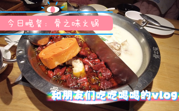 今日晚餐:骨之味火锅vlog哔哩哔哩bilibili