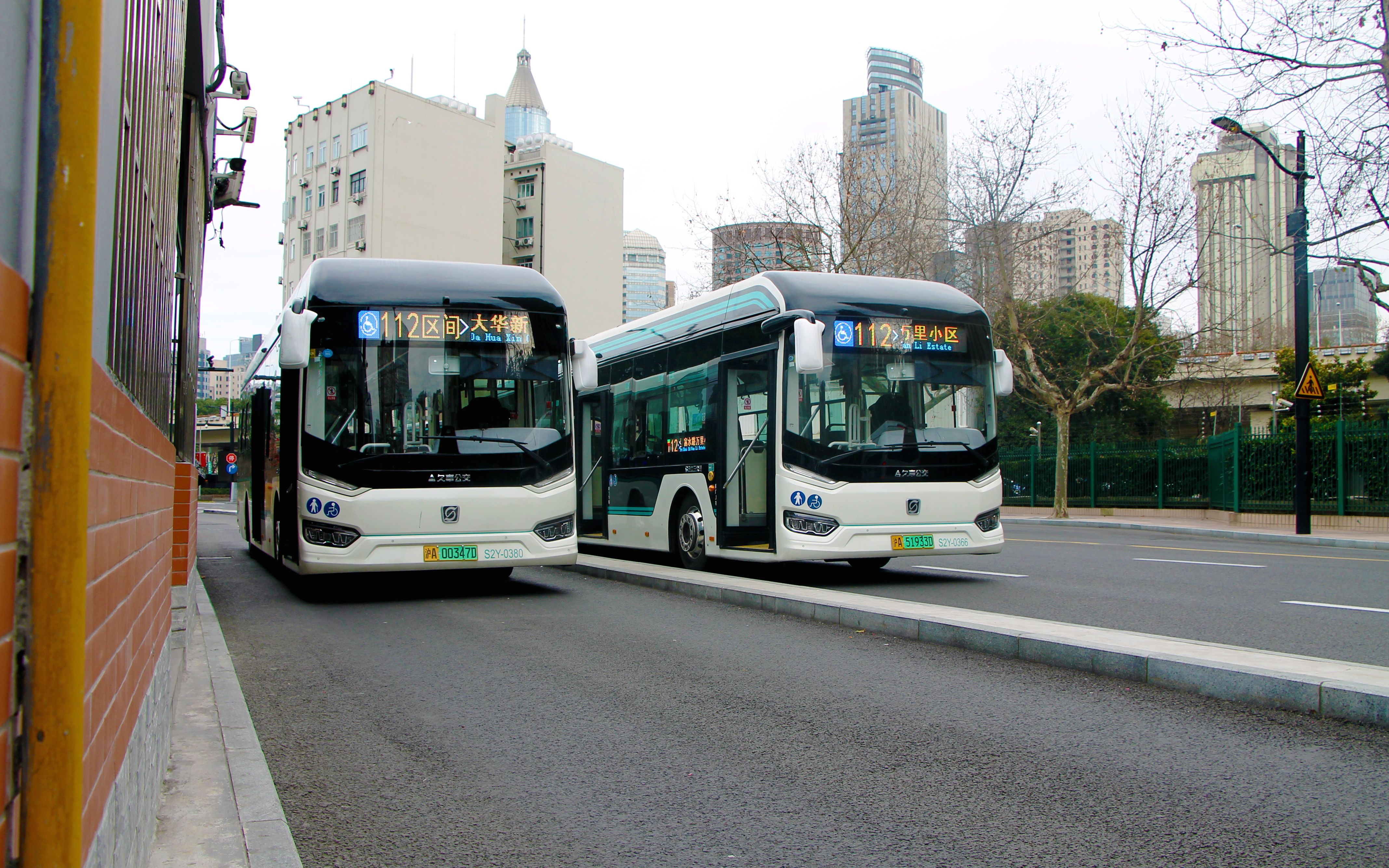 23 上海公交前方展望 112路 人民广场(武胜路)到富水路万里小区 疫情
