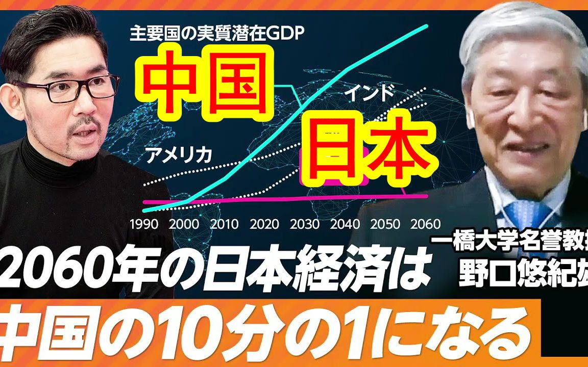 日本经济学家谈日本经济(上篇):「中国经济将是日本的10倍!」「日本面临史上最大的危机,吃枣药丸」哔哩哔哩bilibili