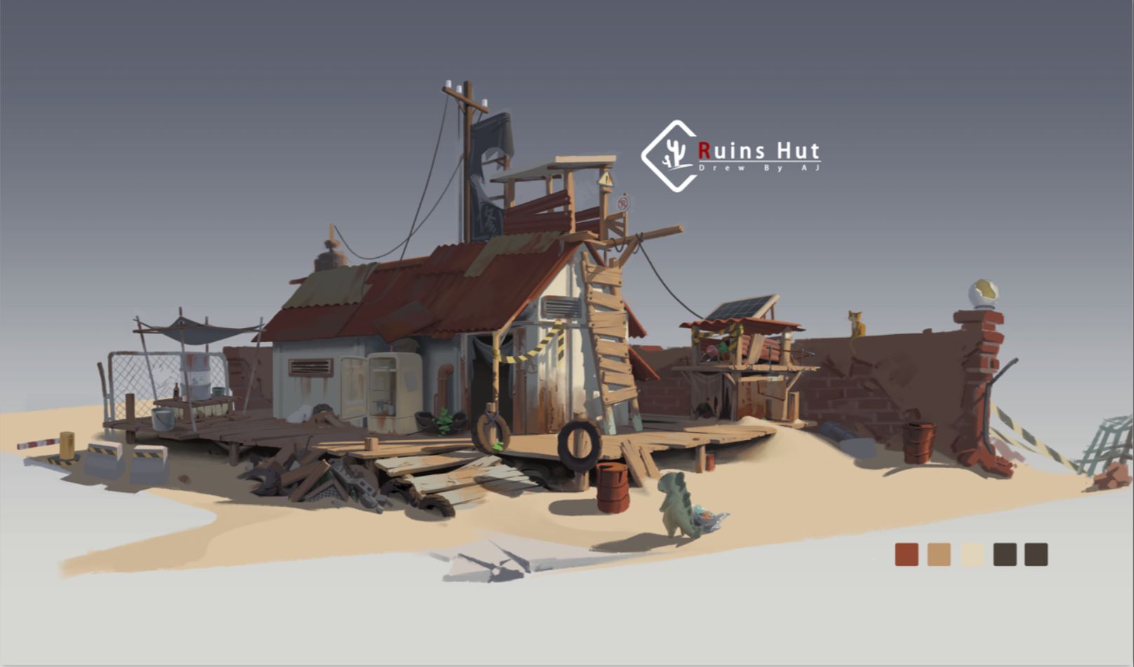 【团练课堂】场景单体——废土避难所(6)完结