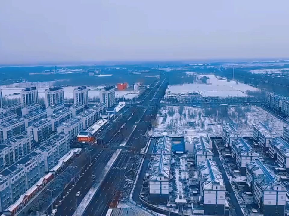 济宁市微山县:微山雪景美如画