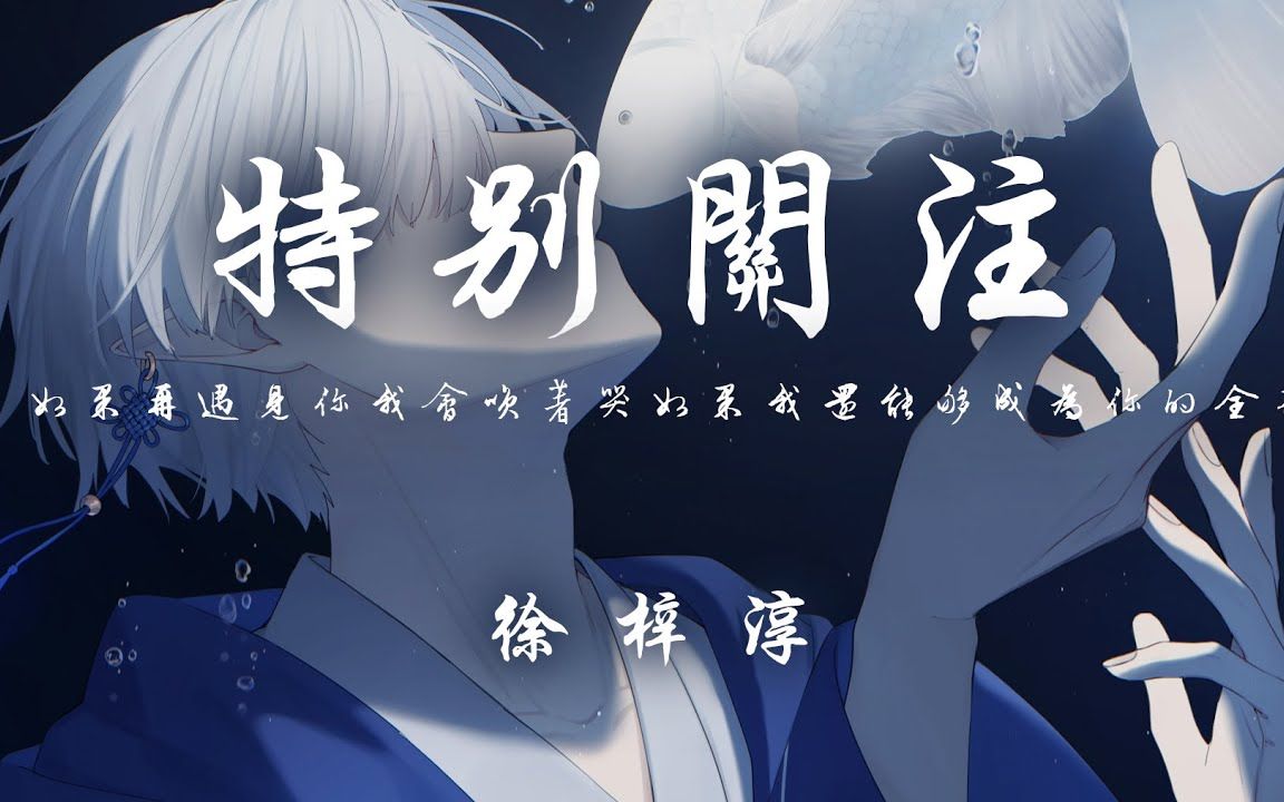 徐梓淳 - 特别关注「如果再遇见你我会笑着哭 如果