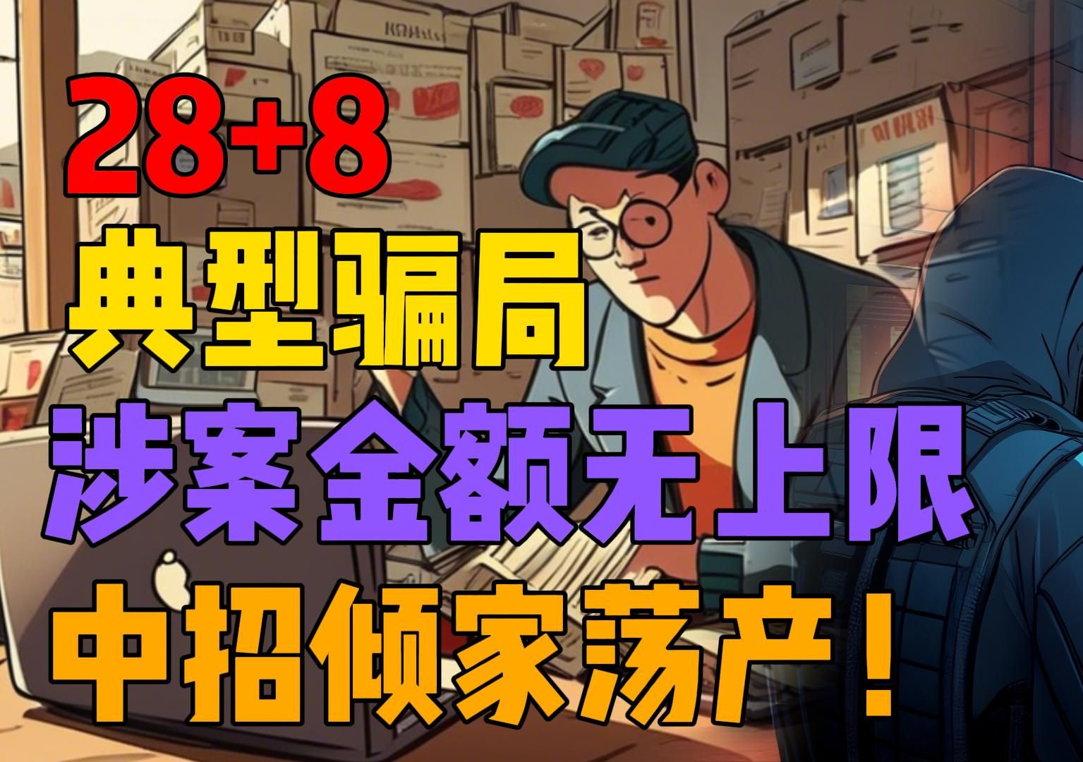 28+8种典型骗局,涉案金额无上限,一不留神就倾家荡产!哔哩哔哩bilibili