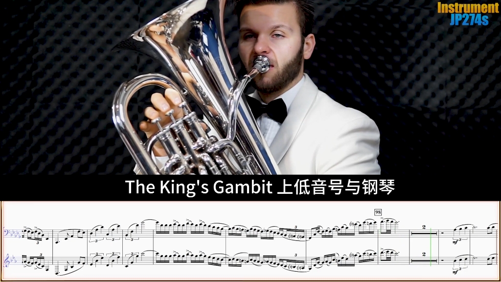 《The King's Gambit》王翼弃兵 By Matonizz 上低音号与钢琴哔哩哔哩bilibili