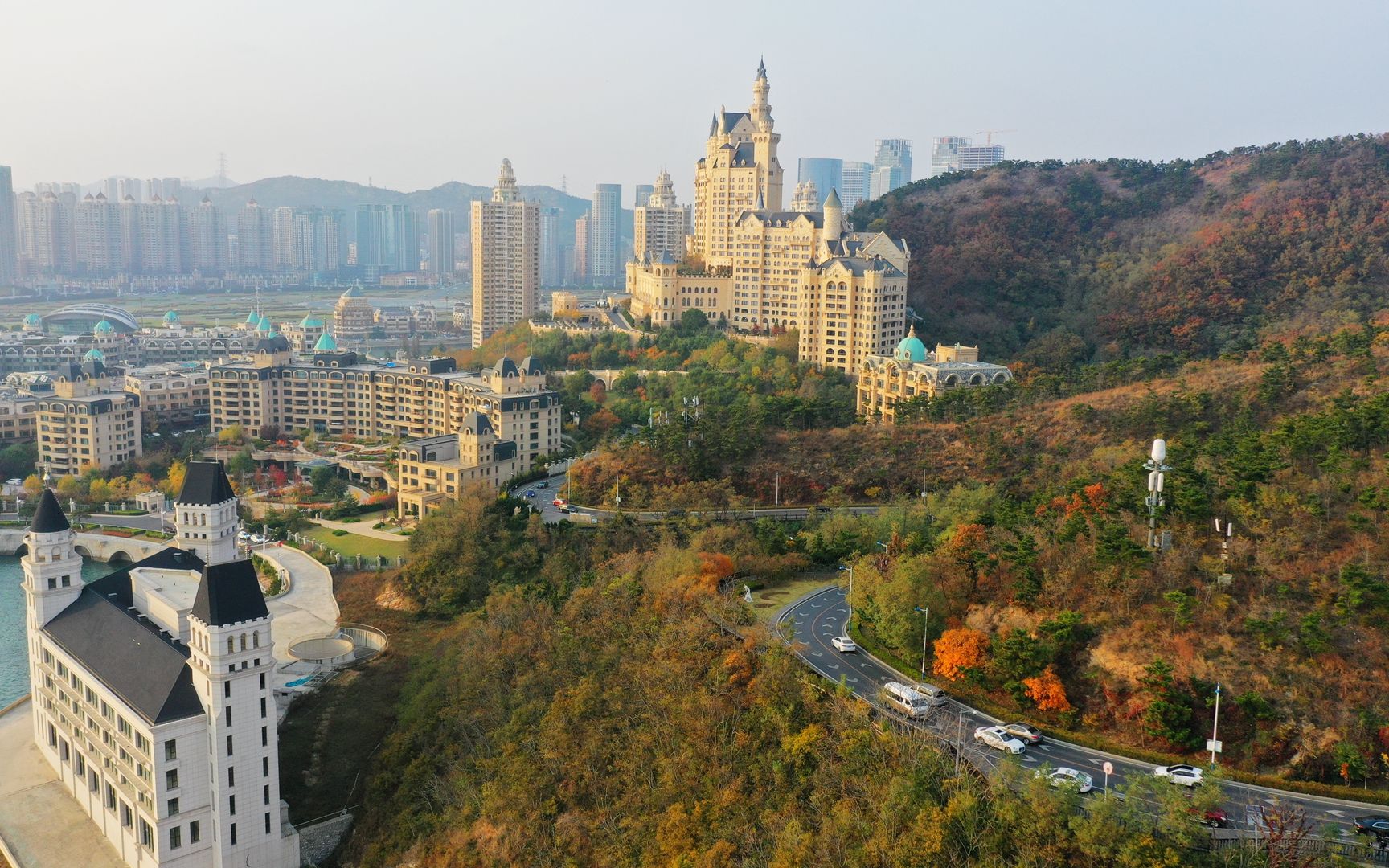 大连滨海西路之秋航拍(2021.10)