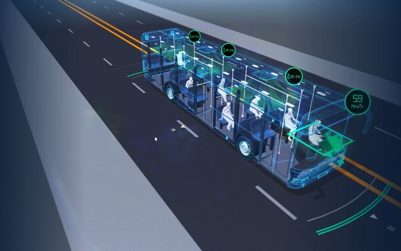 raydata公交车3d可视