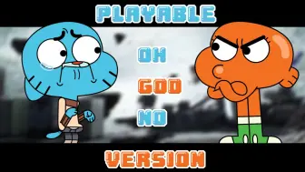 Download Video: FNF Oh god no / gumball vs darwin