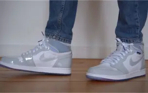 Télécharger la video: JORDAN 1 Zoom Racer Blue白蓝AJ1 “小Dior”上脚展示