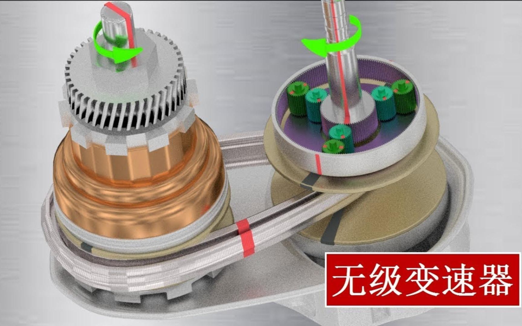 自动挡无极变速器的工作原理,巧妙的设计使它变速丝滑顺畅哔哩哔哩bilibili