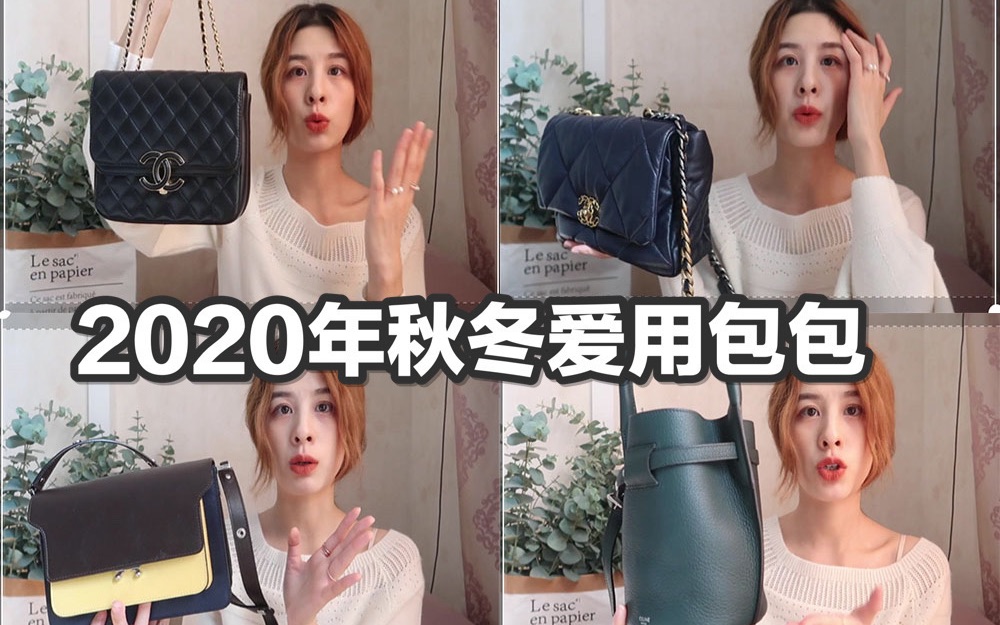 2020年秋冬爱用包包|万元内包包种草|celine水桶包|Marni风琴包|Alexander Wang腰包|Chanel 19哔哩哔哩bilibili