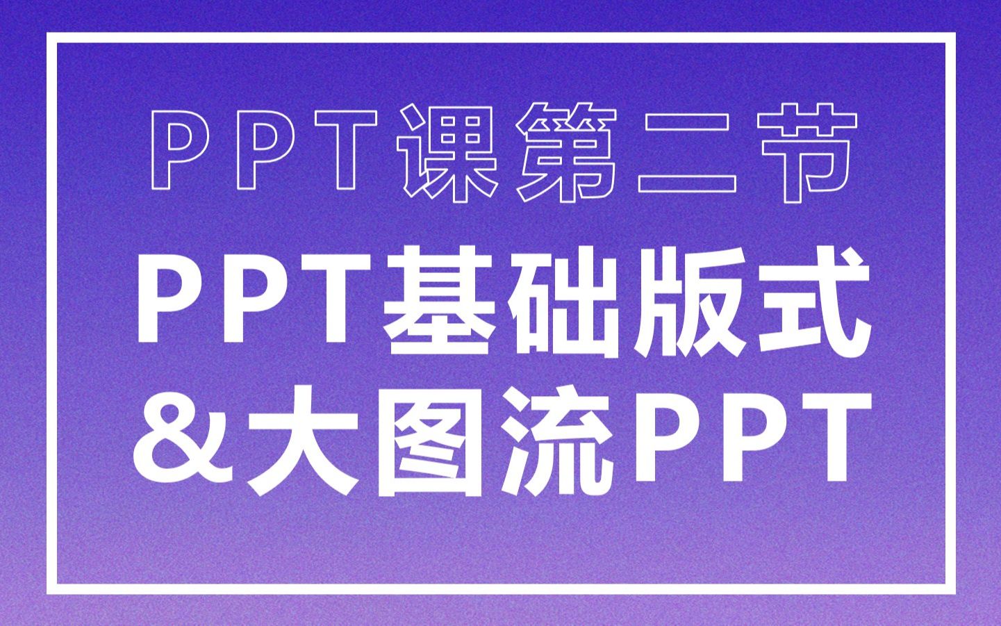 【PPT学习】PPT基础版式&大图流PPT(喵五郎PPT训练营/第二节)哔哩哔哩bilibili