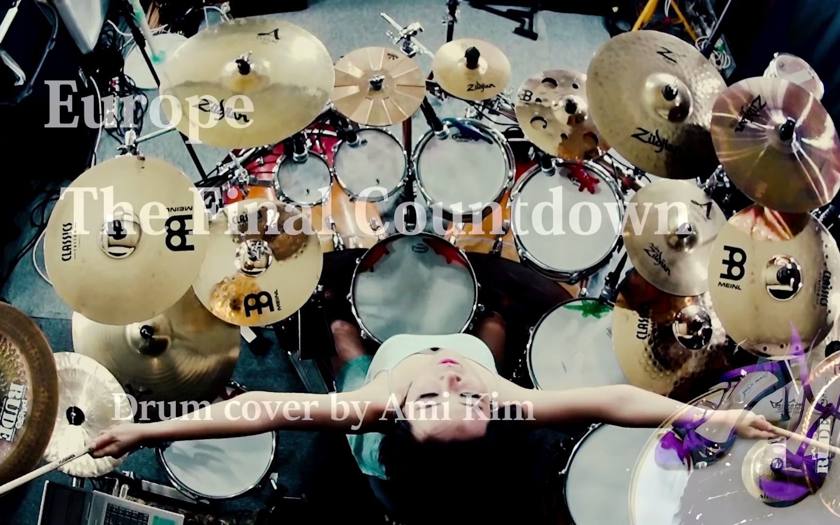 [图]Europe - The Final Countdown drum cover by Ami Kim (#105)