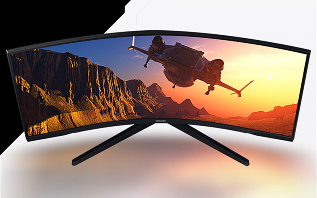 200元优惠券领取,三星(samsung) 34英寸 2k/165hz高端带鱼曲面屏 21:9