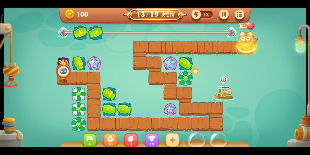 保卫萝卜3码头52关攻略图解 保卫萝卜3码头第52关过关攻略