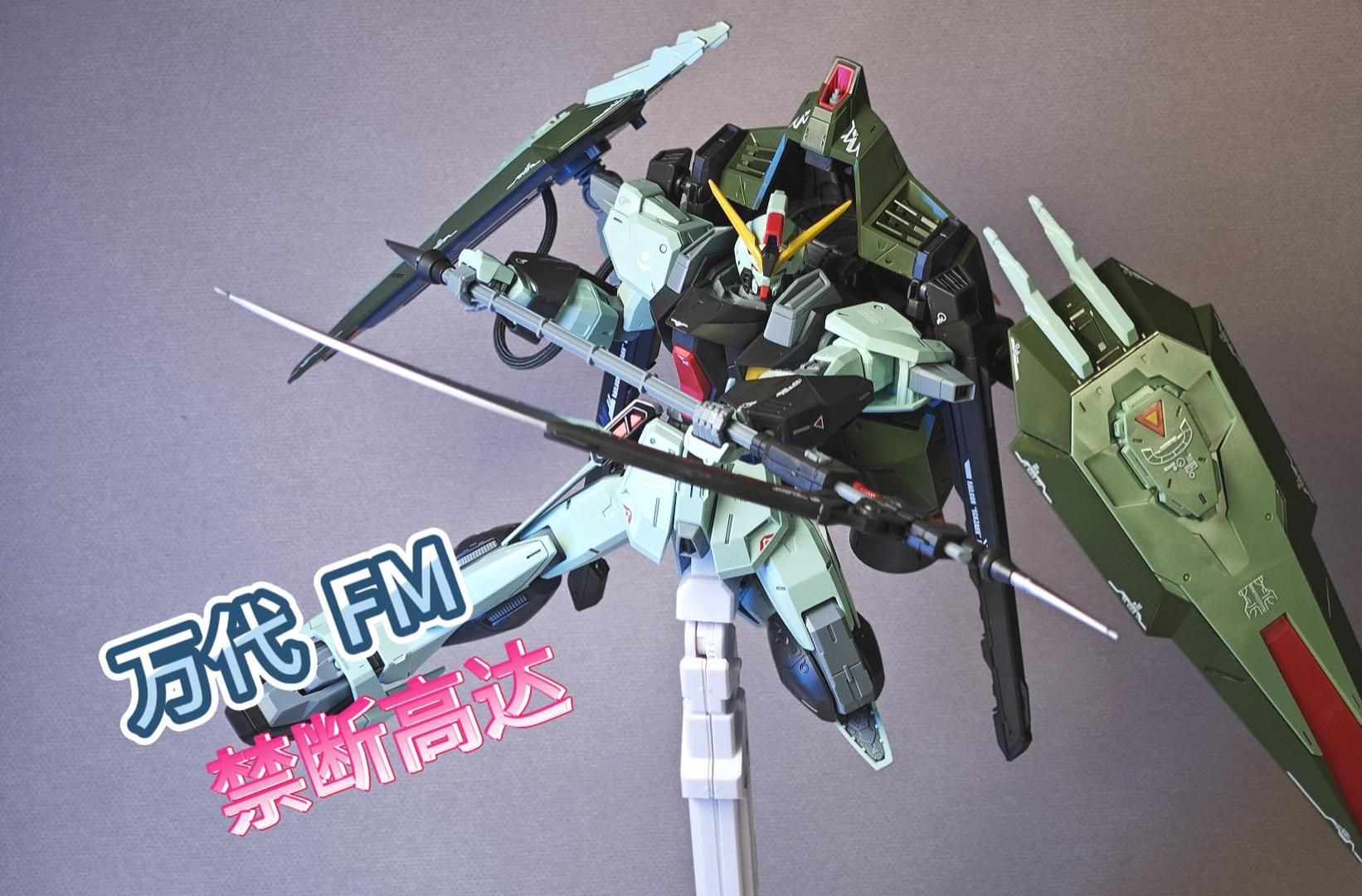 三小强里最全能的机体 除了贵没毛病! 万代 fm 禁断 高达