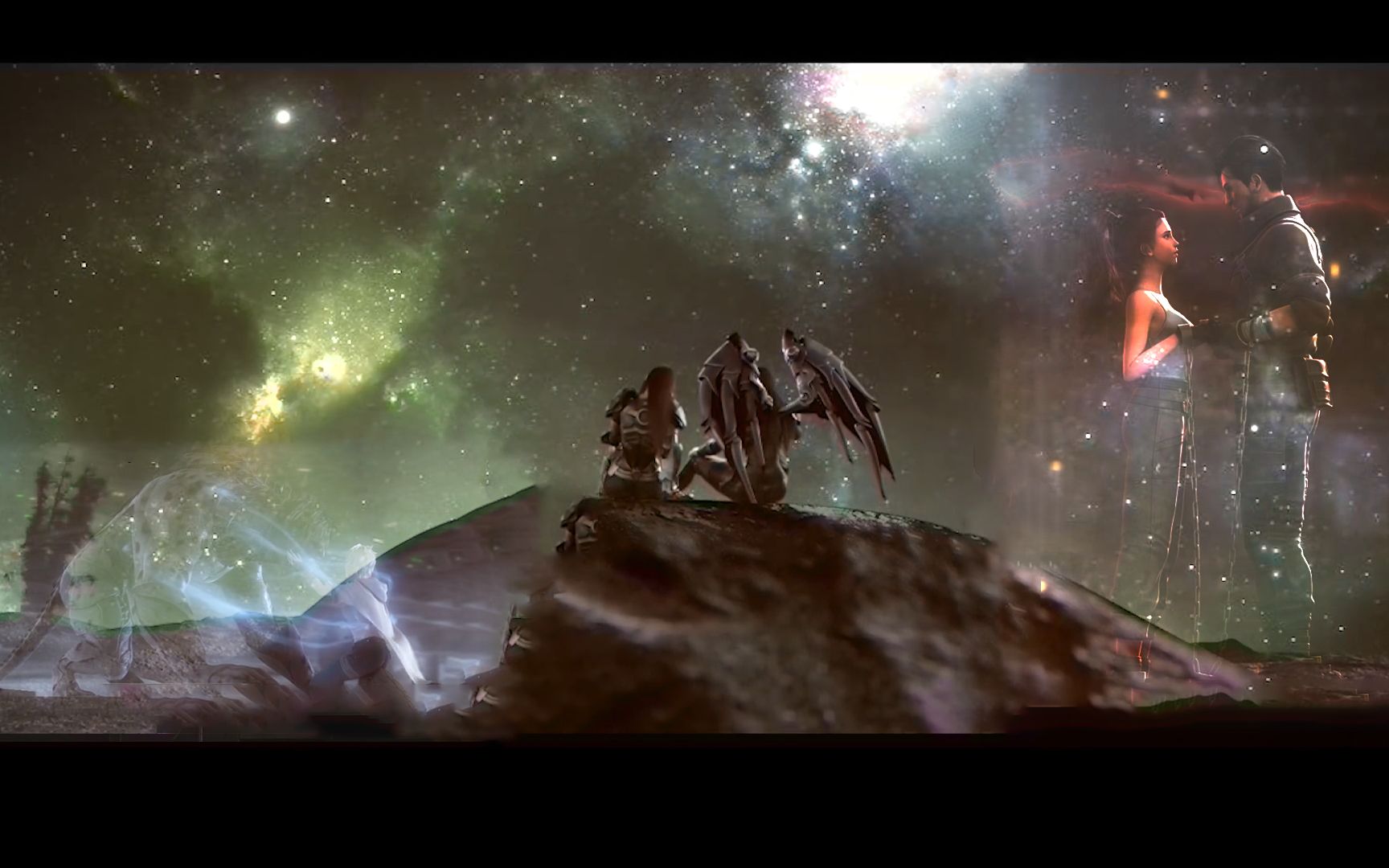 当动漫中的生离死别, 配上二胡版神话就会变成刀子,刀刀扎心.