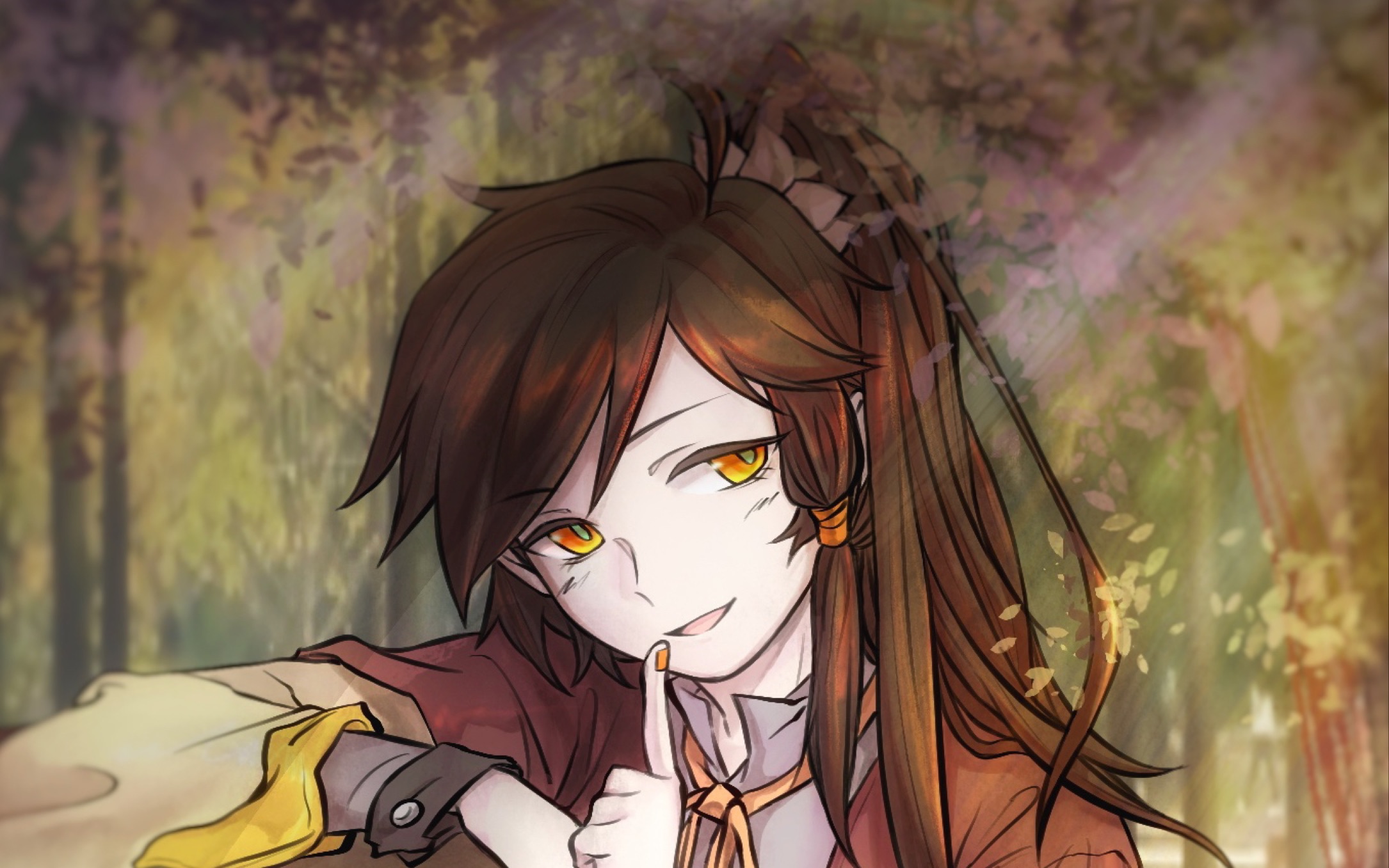 【省份拟人】一个朴素的我流鄂姐插画绘制过程_哔哩哔哩_bilibili