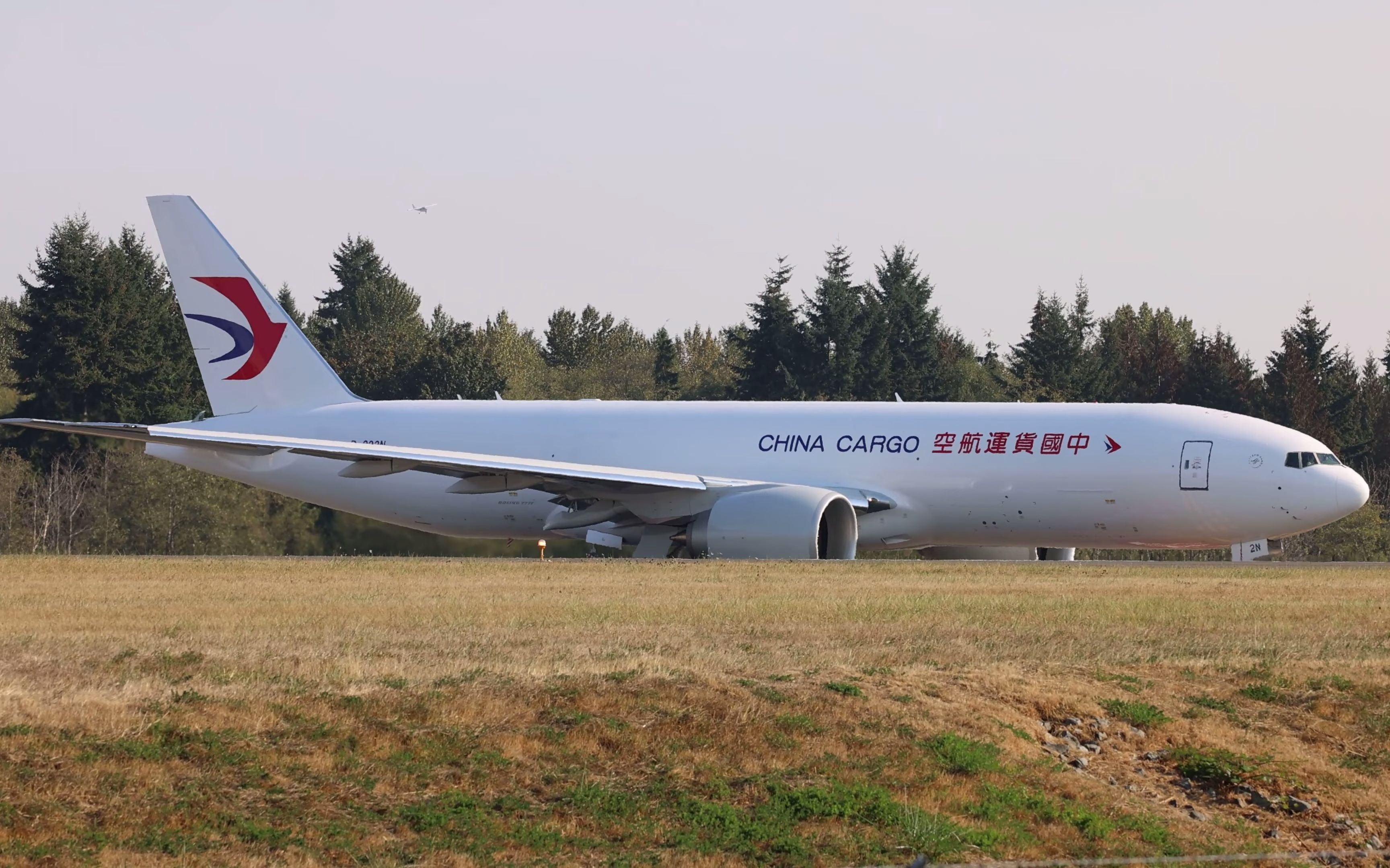 中货航777-f b-222n测试终止起飞boe342