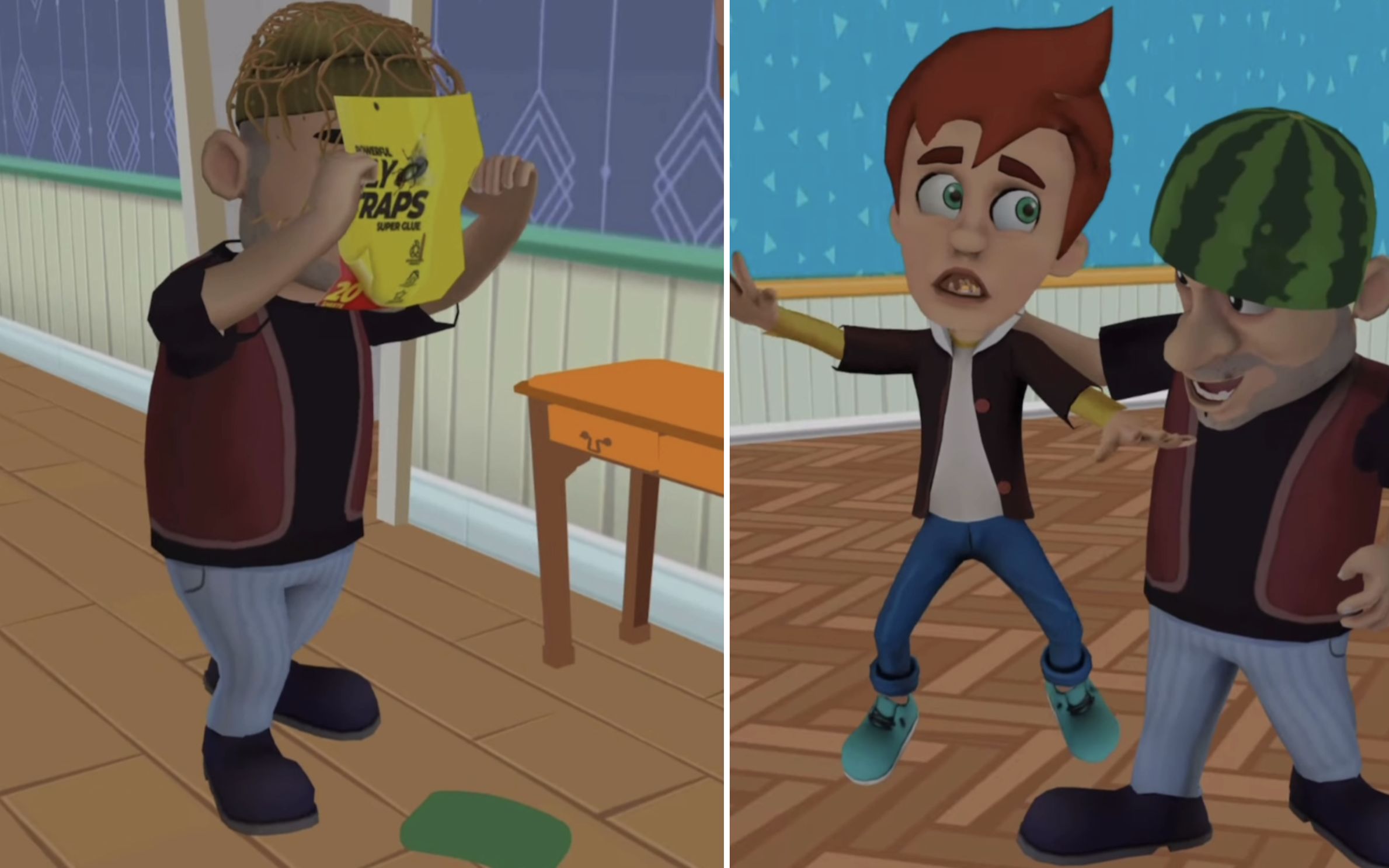 疯狂小偷小偷从窗户溜进家里塔米和小偷斗智斗勇赶跑他