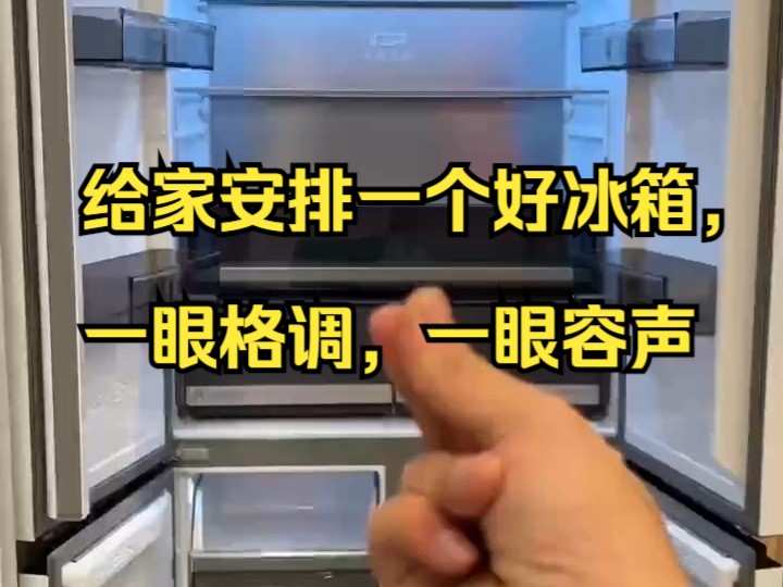 给家安排一个好冰箱,一眼格调,一眼容声!