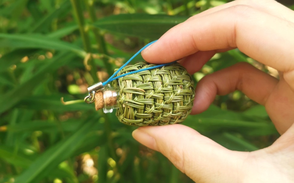 松针手工～许愿小瓶