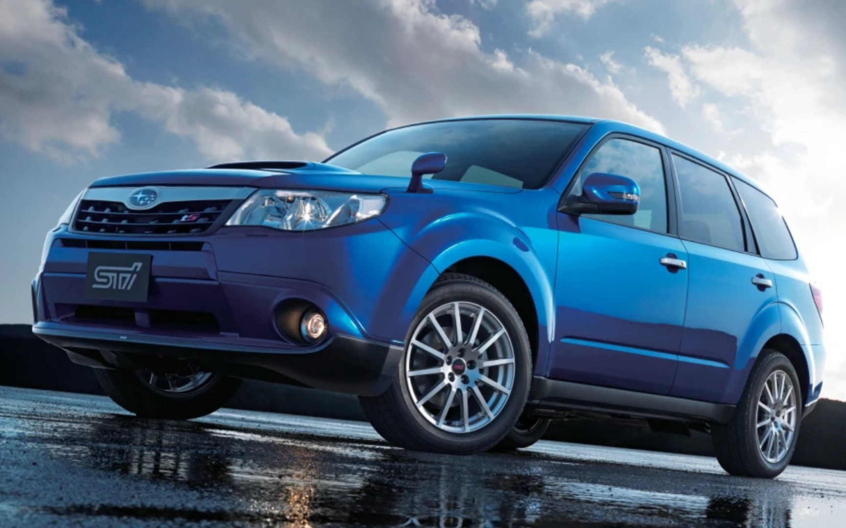 富士全家桶sti家族的二把手森林人sti