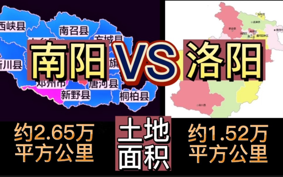 南阳与洛阳:河南两兄弟共45项硬件大比拼,地大物博,强强联合!哔哩哔哩bilibili