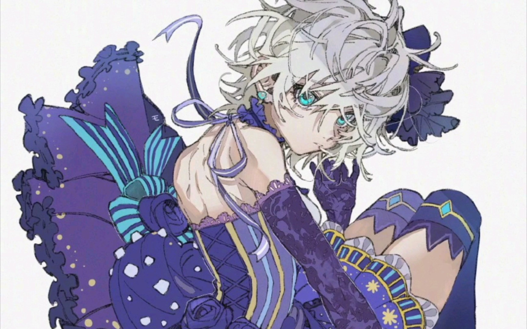 超好看的日漫水彩壁纸