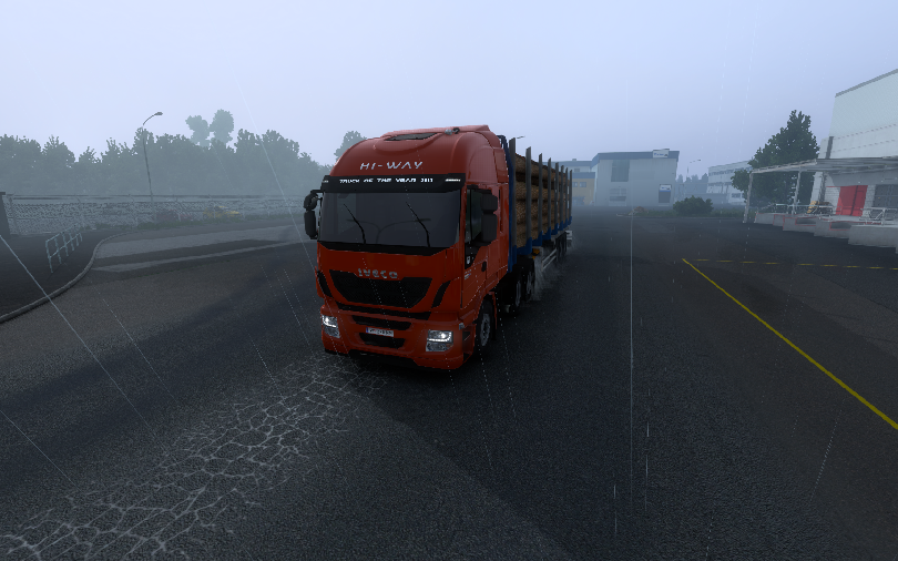 欧卡2依维柯hi-way奥地利运输原木