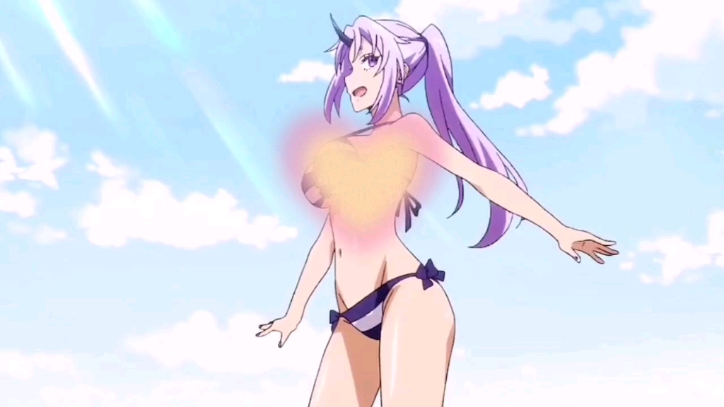 虽然紫苑没有一起穿越到剑与远征但是的她的泳装限定少不了!