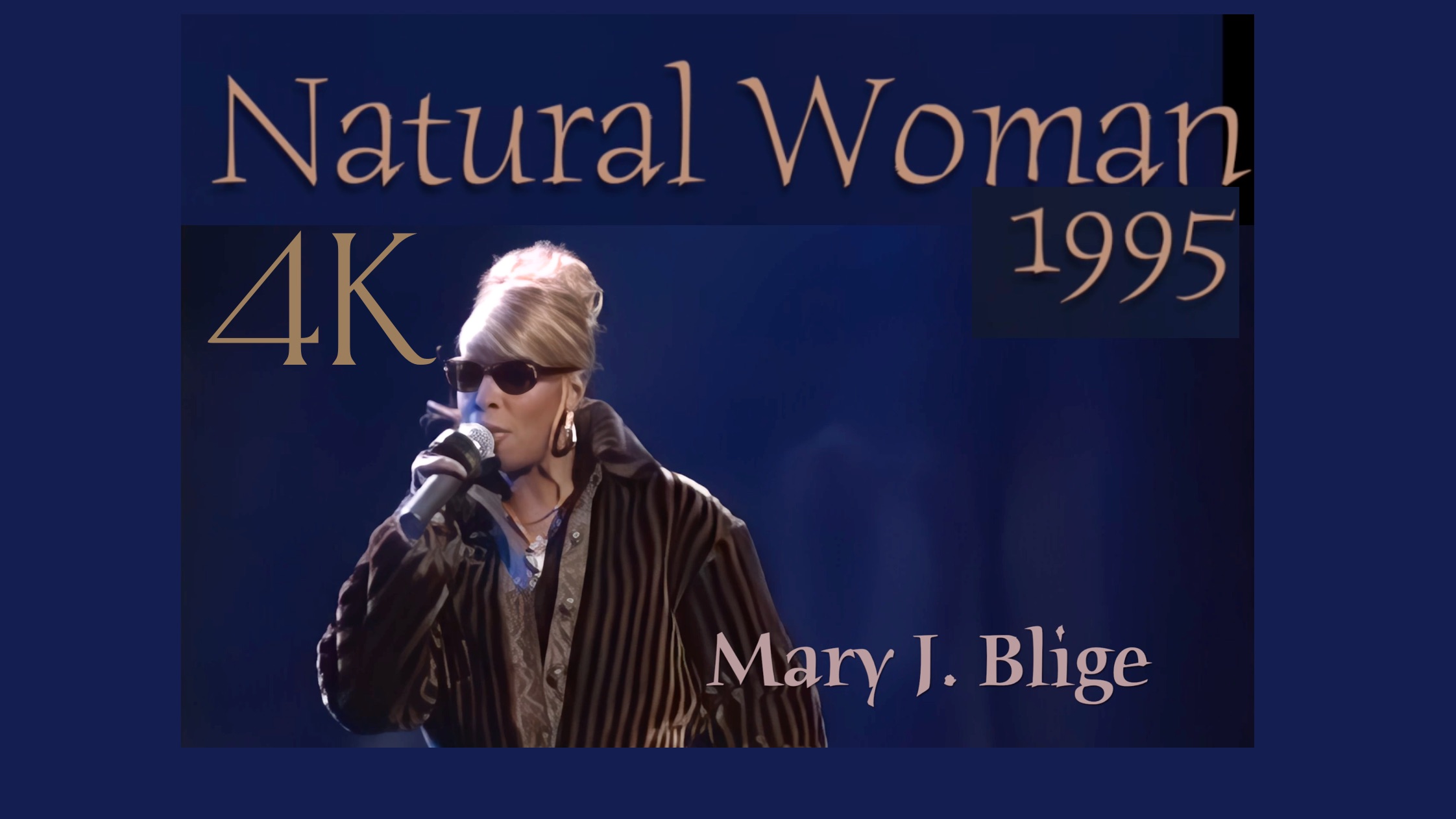 【4K 现场】 Mary J. Blige  (You Make Me Feel Like a) Natural Woman哔哩哔哩bilibili