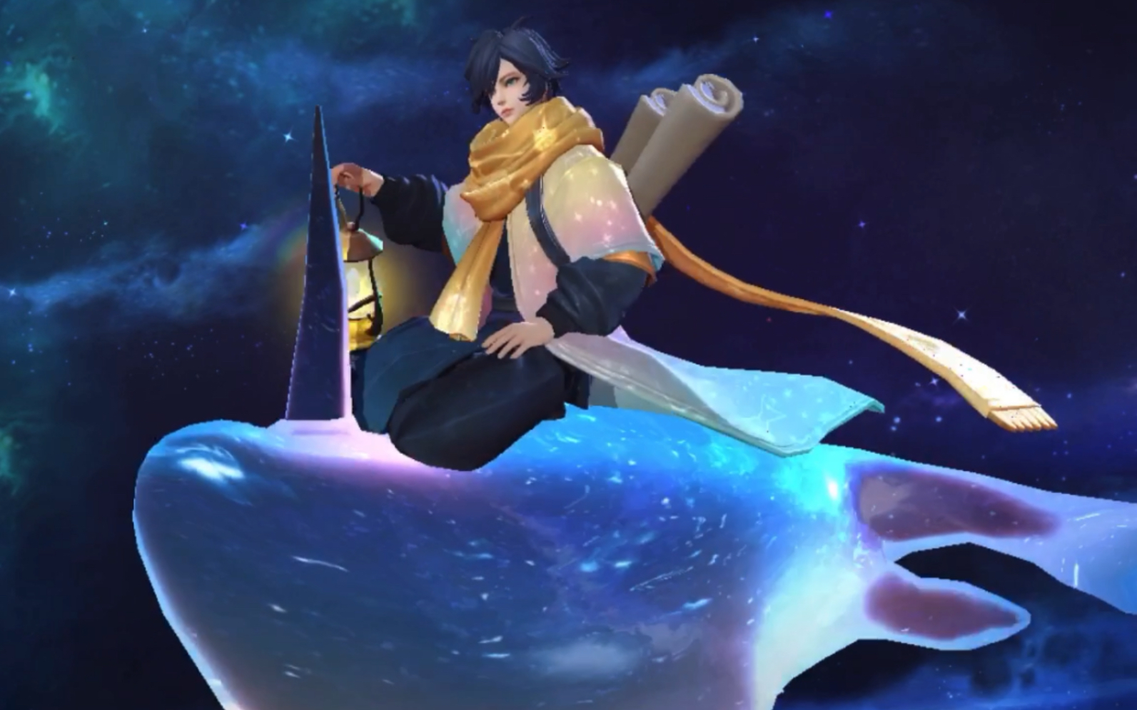 王者荣耀鱼儿限定对比石头鱼大战星空鱼特效炸裂