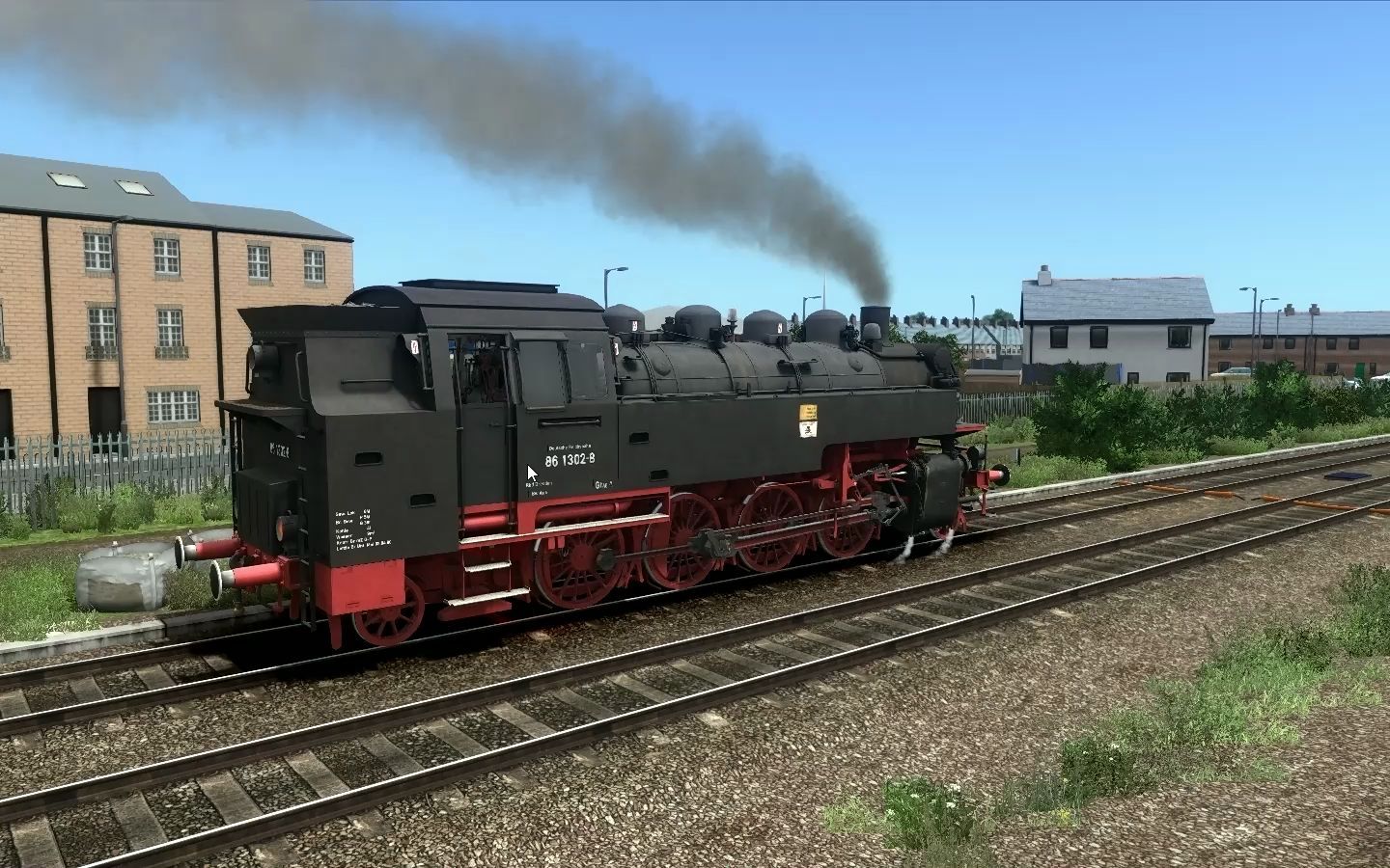 模拟火车 br86型蒸汽机车