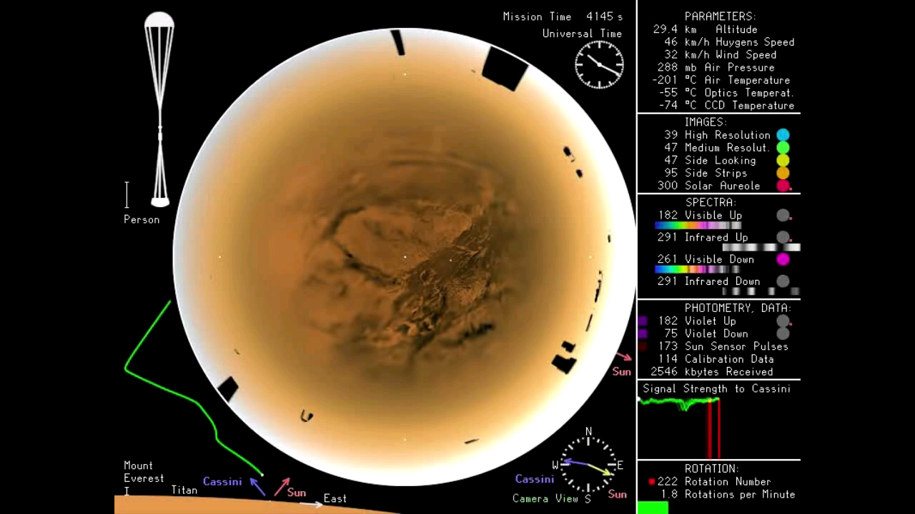 惠更斯号登陆土卫六完整视频