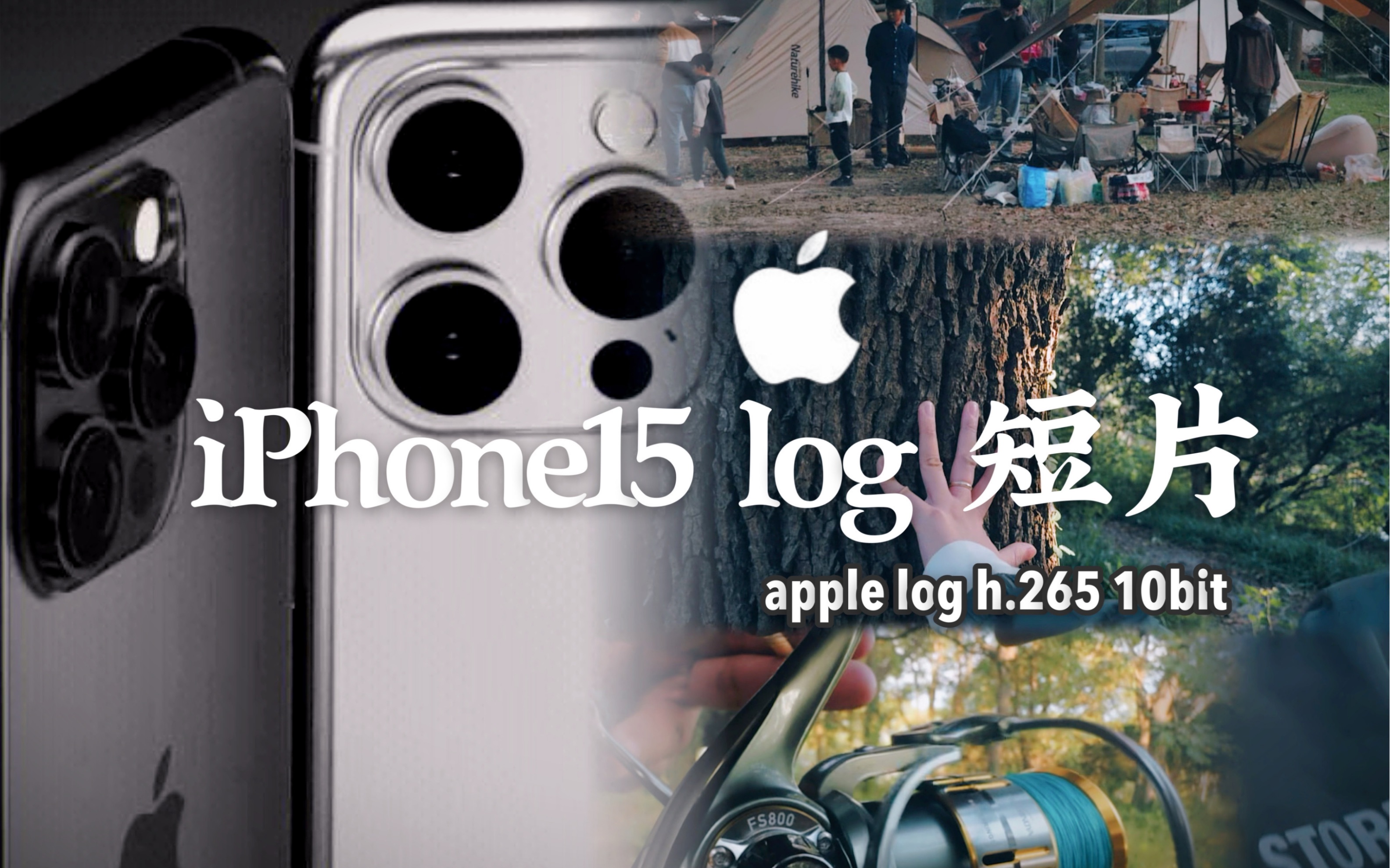 【IPhone15 pm 拍摄】4k h.265 解锁apple log最强拍摄模式|无山营地⛺️哔哩哔哩bilibili