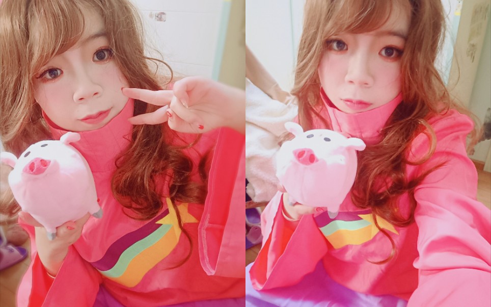 梅宝·派恩斯和她的小猪摇摇